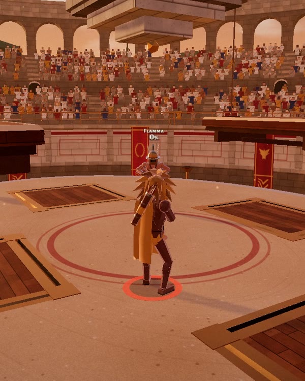 Carpophorus in the arena